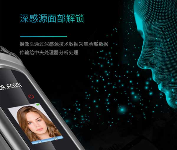 达文西DF202人脸识别智能锁